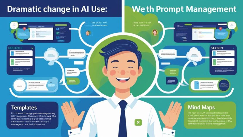 AI活用を劇的に変える！【プロンプト管理術】テンプレート×マインドマップで効率化の秘訣