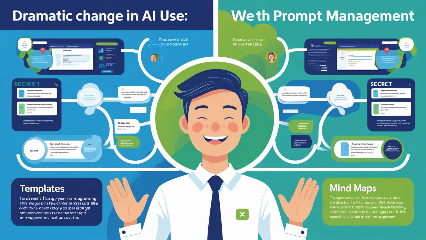AI活用を劇的に変える！【プロンプト管理術】テンプレート×マインドマップで効率化の秘訣